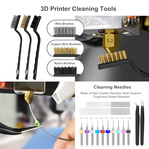 82PCS 3D Printer Tool Kit with Case for Print Removal, Cleaning & Repair - Image 3