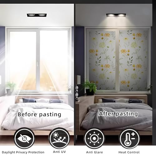 Window Privacy Film, Complete Blackout Window Film for Sun - Image 6