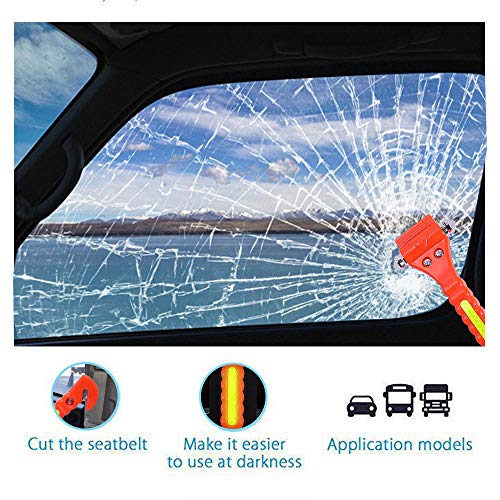2PCS Car Safety Hammer Emergency with Seat Belt Cutter | Hand Tools - Image 5
