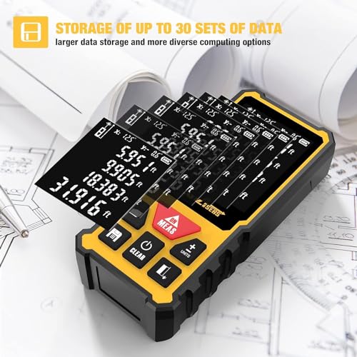 Laser Measurement Tool,DEGLASERS 328 Feet Laser Measure - Image 6