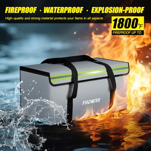 Large Fireproof Document Bag, 24x12x12'' Waterproof Safe bag - Image 7