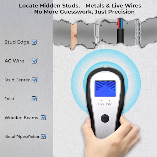 Stud Finder Wall Scanner, Electronic Stud Sensor Detector - Image 5