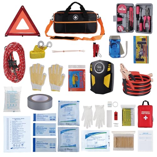 All-in-One Car Emergency Kit with Digital Tire Inflator | Home Repair - Image 6