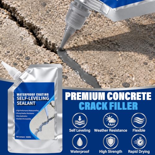 Concrete Crack Filler, Self Leveling Waterproof Cement Sealant - Image 3
