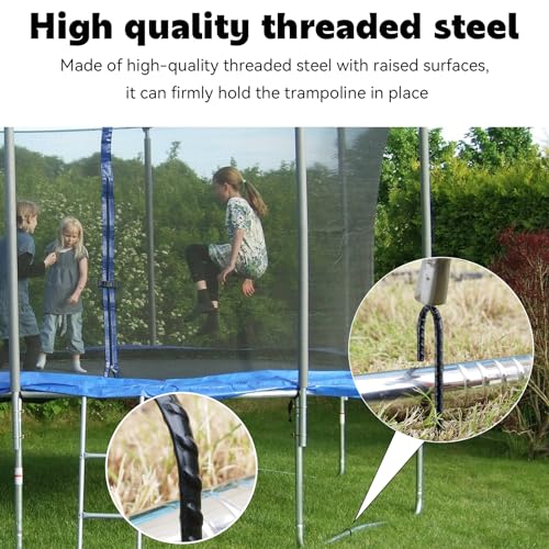 12 Inch J-Hook Rebar Stakes, HeavyDuty Anti-Rust Ground - Image 4