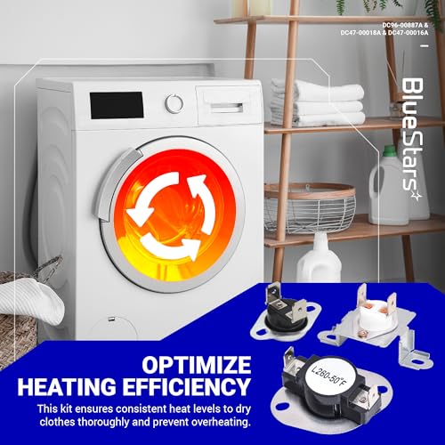 [Upgraded] BlueStars DC96-00887A Dryer Thermal Fuse & - Image 4