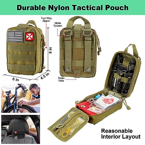 Survival Kit 256 in 1, First Aid Kit Survival Gear Tools - Image 3