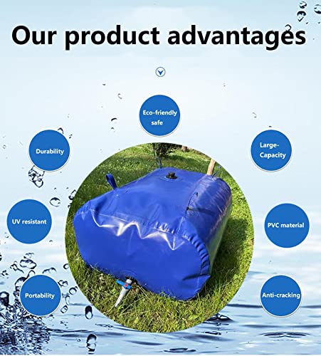 Portable 264 Gallon Water Tank Collapsible Storage Bladder - Image 5