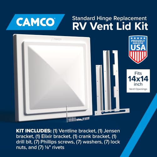 Camco RV Roof Vent Replacement Kit - Standard 14" x 14" - Made - Image 3
