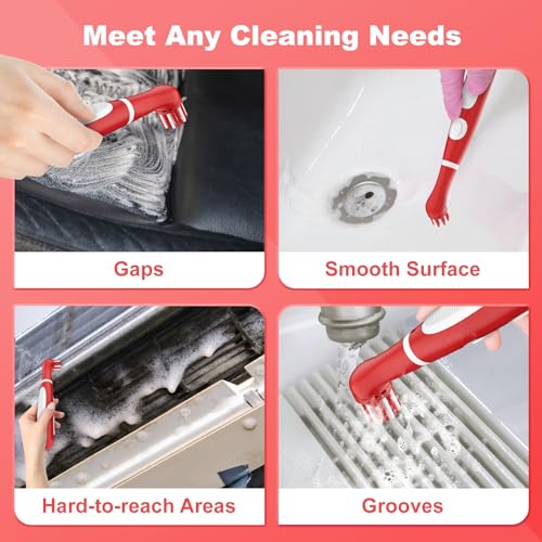 SOARING Rechargeable Electric Cleaning Brush with 4 in 1 - Image 7