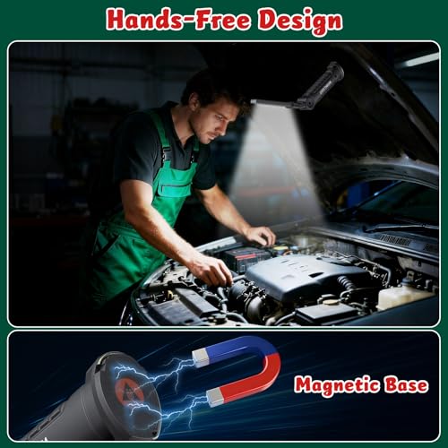 LNRYY 4Pack Magnetic Work Light, Christmas Tools Gifts - Image 6