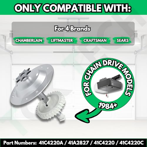 Replacement for Liftmaster 41c4220a Gear and Sprocket Kit fits - Image 4