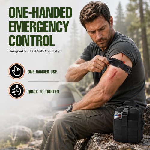 246 Piece First Aid Kit with Tourniquet and MOLLE Pouch - Image 4