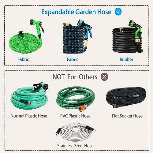 3 Sets Expandable Garden Hose Repair Kit with User Manual - Image 7