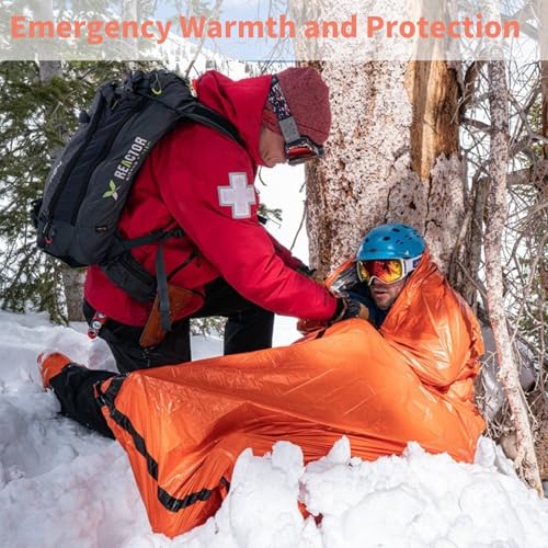 Emergency Sleeping Bag with Whistle, Portable Emergency - Image 7