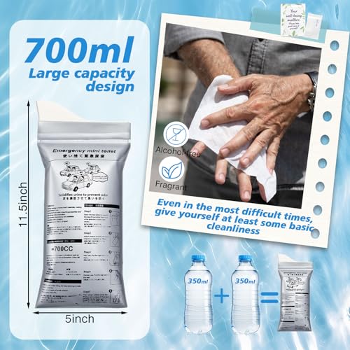 Portable Emergency Toilet Kit for Car Travel Camping Road - Image 3