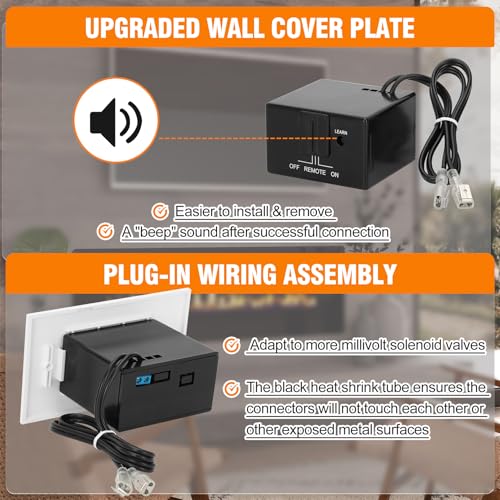 Universal Gas Fireplace Remote Control, Millivolt Valve Fireplace - Image 5