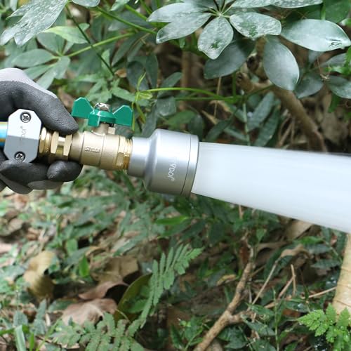 Full Flow Brass Garden Hose Shut Off Valve, Heavy Duty 1-Way No - Image 3