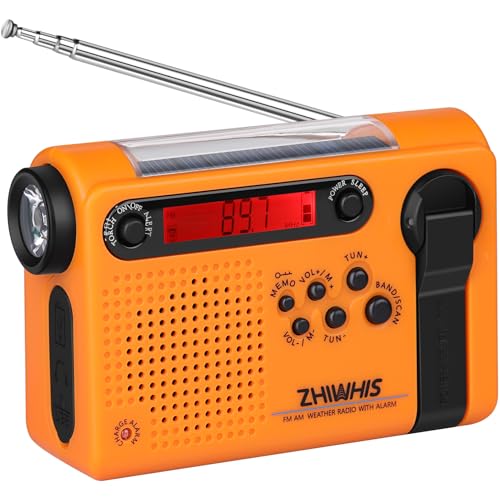 ZHIWHIS Emergency Radio with Alerts, NOAA Weather/AM/FM - Image 2