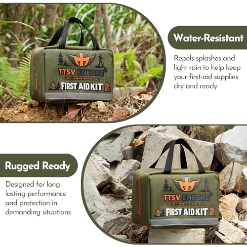 320 Piece First Aid Kit - Contains Premium Medical | Travel Essentials - Image 5