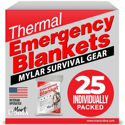 Emergency Blanket Mylar Thermal Space Survival Gear & - Image 2