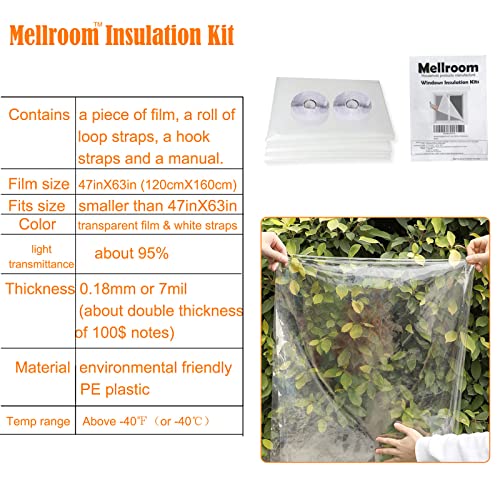 Adjustable Window Insulation Kit 47inX63in(120X160cm) - Image 3