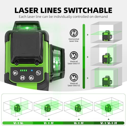 Huepar Laser Level 360 with Tall Tripod Self Leveling - Image 7