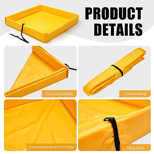 Frienda 2 Pcs Folding Duck Pond 4' x 4' x 6" Portable - Image 4