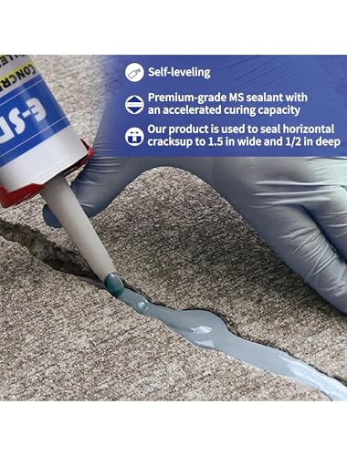 E-SDS Cement Crack Filler Self Leveling, Concrete Driveway - Image 3