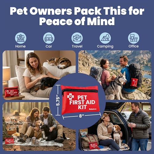 Dog First Aid Kit - Vet-Approved Emergency Kit for Dogs & - Image 7