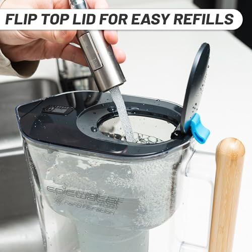 Epic Nano XP Water Filter Pitcher for Drinking Water, 10 Cup - Image 7