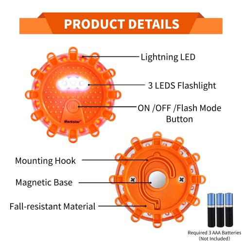 6 Pack LED Road Flare - Image 4