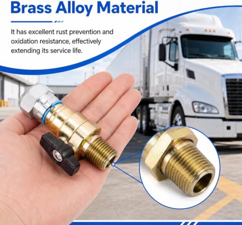 Universal Front Wheel Air Brake Cutoff Valve，18mm Thread Metal - Image 5