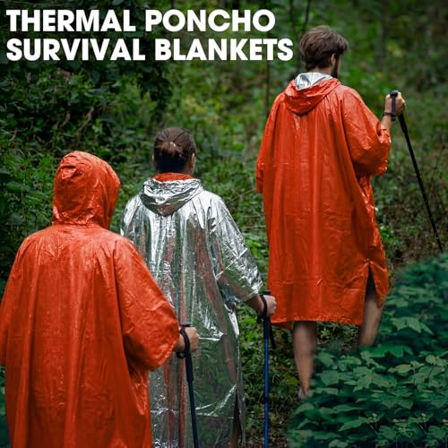 Tellegloww Emergency Poncho with Polyester Film Liner - Image 5