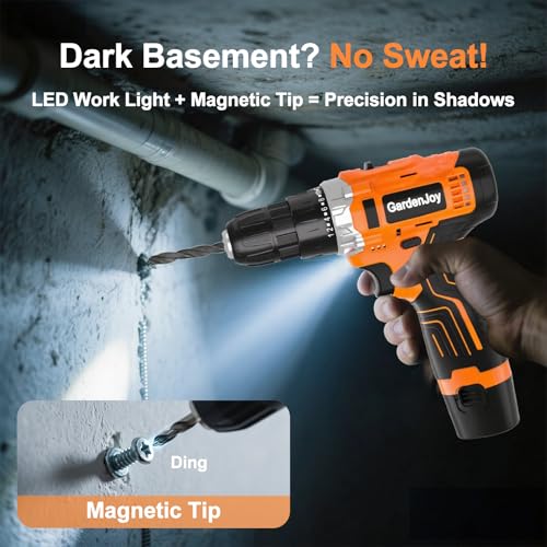 12V Cordless Electric Drill Driver Set, Powerful - Image 6