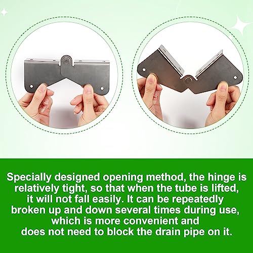 6pcs Gutter Extension Hinge, Stainless Steel Downspout - Image 7