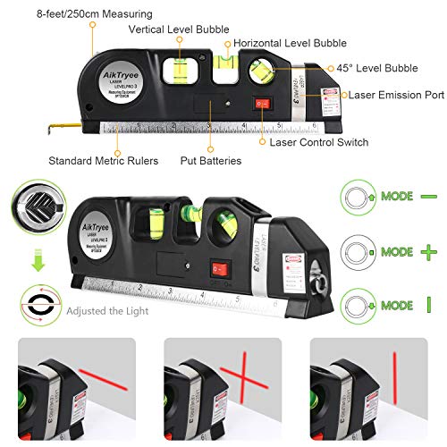 Laser Level Line Tool, Multipurpose Laser Level Kit - Image 5