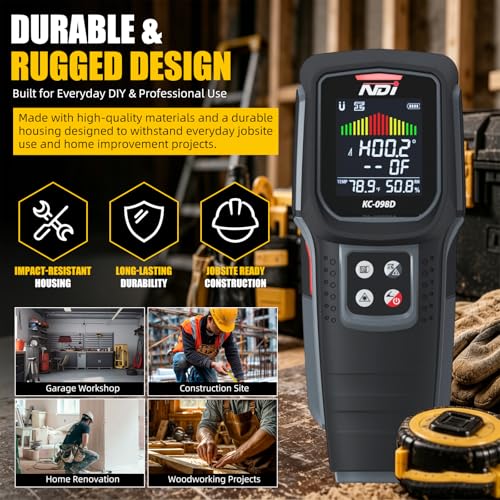098D 5‑in‑1 Stud Finder Wall Scanner with Laser Liner – | Home Repair - Image 4