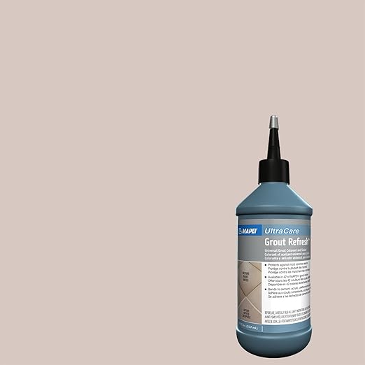 MAPEI UltraCare Grout Refresh, Universal Grout Colorant & Sealer, 8 oz Bottle – Easy Grout Restoration & Protection, 5223 Oatmeal