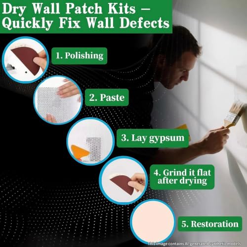 Drywall Repairs Patch Kit, Wall Patch Repair Kit - Image 4