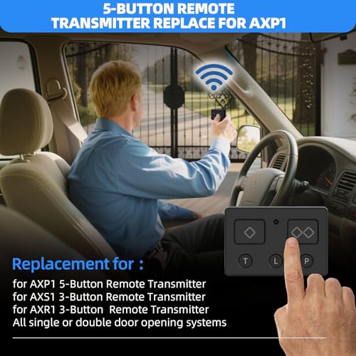 3pack 5-Button Remote Transmitter Replace for AXP1 for AXS1 - Image 3