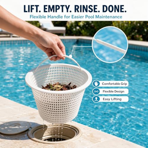8" Skimmer Basket with 20 Filter Socks for Hayward SP1070 - Image 8