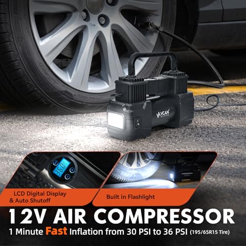 Car Emergency Kit with Portable Air Compressor, First Aid Kit - Image 3
