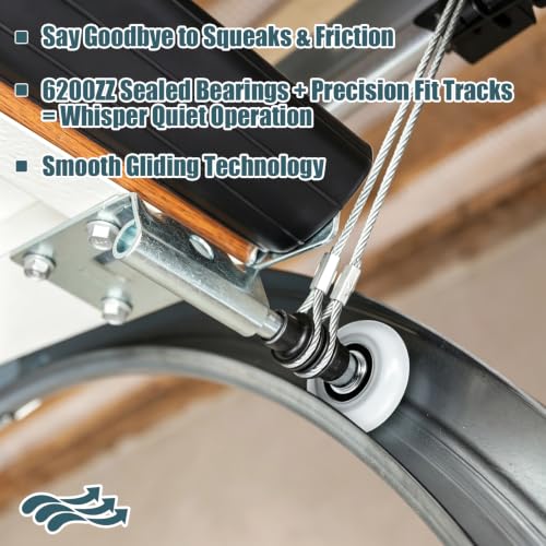 Garage Door Vertical Track Rail Replacement Kit for 7' Height - Image 8