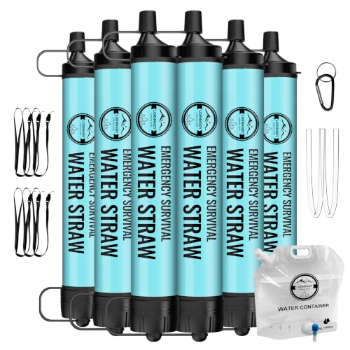 Water Filter Straw 6Packs,New Combo BPA-Free Portable 5L - Image 2