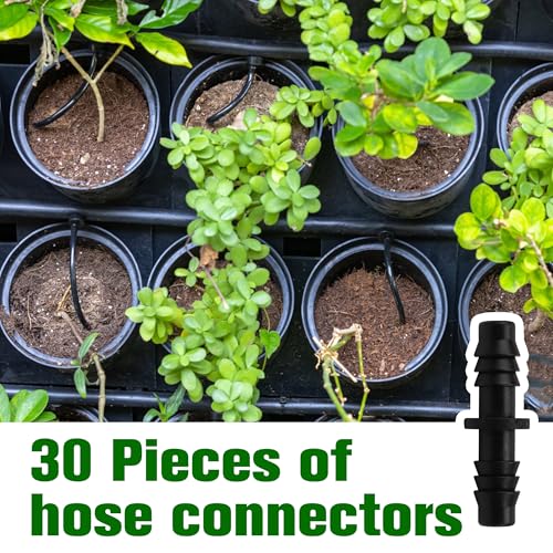30Pcs 8mmx11mm PE tubing Drip Irrigation Fittings, Soaker Hose - Image 7