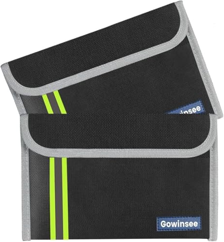 2-Pack Fireproof Bag for Documents & Money | 8x5" Waterproof & - Image 2