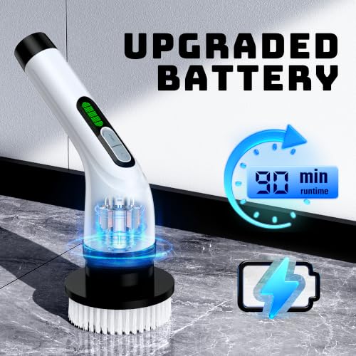 Electric Spin Scrubber for Bathroom: Shower Cleaner Brush - Image 3