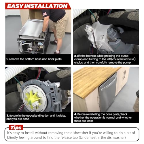 W10724439 W10876537 W10348269 0EM Dishwasher Drain Pump - Image 8
