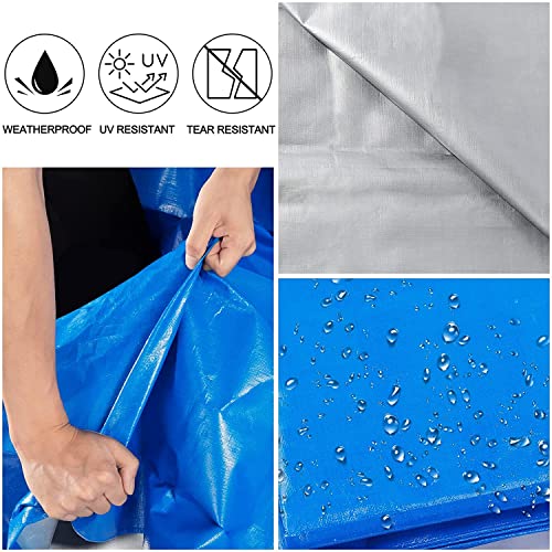 Small Tarp, Tarps Heavy Duty Waterproof 6x12 - Image 4
